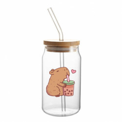 Банки з трубочкою