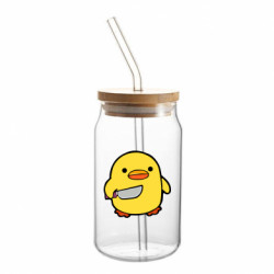 Банки з трубочкою