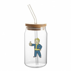 Банка с трубочкой Fallout Boy - FATLINE Банка с трубочкой Fallout Boy