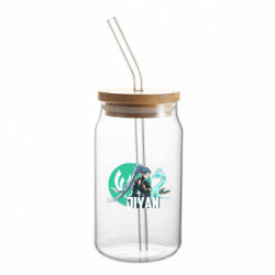 Банка с трубочкой Jiyan - FATLINE Банка с трубочкой Jiyan