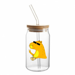 Банки с трубочкой