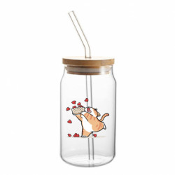 Банки с трубочкой