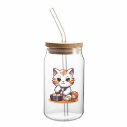 Банки с трубочкой