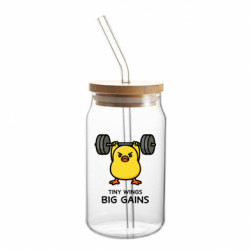 Банки с трубочкой