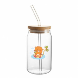 Банки с трубочкой