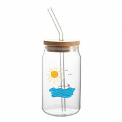 Банки с трубочкой