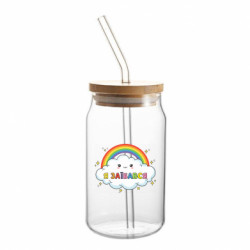 Банки з трубочкою