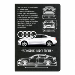 Блокнот А5 Audi S5 - FATLINE Блокнот А5 Audi S5