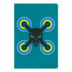 Блокнот А5 Drone&skull - FATLINE Блокнот А5 Drone&skull