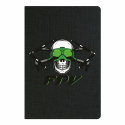 Блокнот А5 FPV drone skull - FATLINE Блокнот А5 FPV drone skull