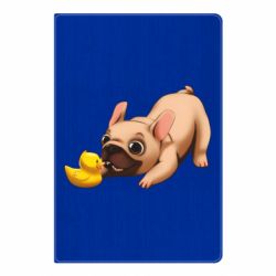 Блокнот А5 Французький бульдог з качечкою - FATLINE Блокнот А5 Французький бульдог з качечкою