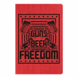 Блокнот А5 Guns Beer Freedom - FATLINE Блокнот А5 Guns Beer Freedom