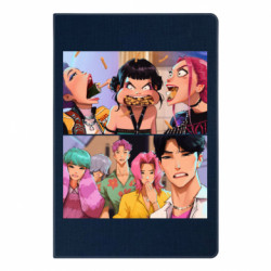 Блокнот А5 Huntrix girls with Saja Boys - FATLINE Блокнот А5 Huntrix girls with Saja Boys