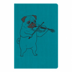 Блокнот А5 Мопс играет на скрипке - FATLINE Блокнот А5 Мопс играет на скрипке