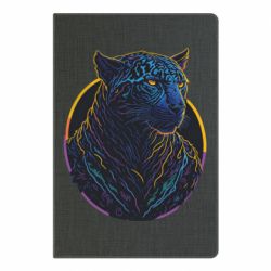 Блокнот А5 Неоновый ягуар