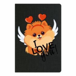Блокнот А5 Шпіц-I love you! - FATLINE Блокнот А5 Шпіц-I love you!