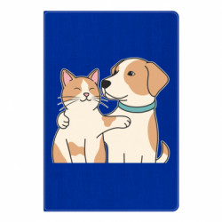 Блокнот А5 Собака обнимает кота - FATLINE Блокнот А5 Собака обнимает кота