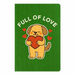 Блокнот А5 Собака з сердечком - FATLINE Блокнот А5 Собака з сердечком