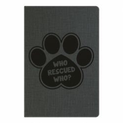 Блокнот А5 WHO RESCUED WHO? - FATLINE Блокнот А5 WHO RESCUED WHO?