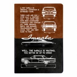 Блокнот двухцветный 1967 Chevrolet Impala - FATLINE Блокнот двухцветный 1967 Chevrolet Impala