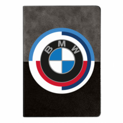 Блокнот двухцветный BMW круг - FATLINE Блокнот двухцветный BMW круг