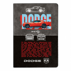Блокнот двухцветный Dodge Challenger - FATLINE Блокнот двухцветный Dodge Challenger