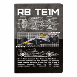 Блокнот двухцветный BR Team F1 - FATLINE Блокнот двухцветный BR Team F1
