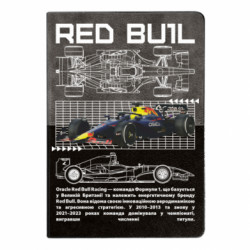 Блокнот двухцветный Red Bull Racing - FATLINE Блокнот двухцветный Red Bull Racing