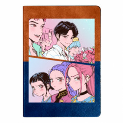 Блокноты двухцветные