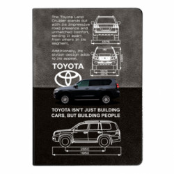 Блокнот двухцветный Toyota Land Cruiser (РАСПРОДАЖА) - FATLINE Блокнот двухцветный Toyota Land Cruiser (РАСПРОДАЖА)