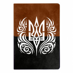 Блокнот двухцветный трезубец украины в кельтском стиле - FATLINE Блокнот двухцветный трезубец украины в кельтском стиле