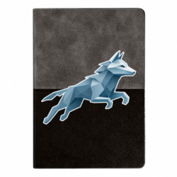 Блокнот двухцветный Волк полигональный - FATLINE Блокнот двухцветный Волк полигональный