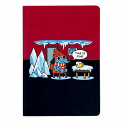 Блокноты двухцветные