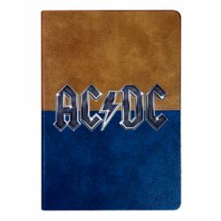 Блокнот двухцветный AC/DC Logo