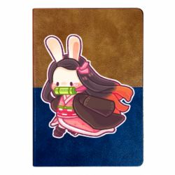 Блокнот двухцветный Chibi Bunny Kamado Nezuko - FATLINE Блокнот двухцветный Chibi Bunny Kamado Nezuko