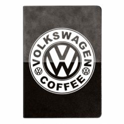Блокнот двухцветный Фольксваген кофе - FATLINE Блокнот двухцветный Фольксваген кофе