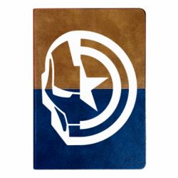 Блокнот двухцветный Iron Man and Captain America - FATLINE Блокнот двухцветный Iron Man and Captain America