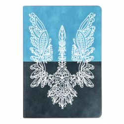 Блокнот двухцветный Крылатый герб тризуб - FATLINE Блокнот двухцветный Крылатый герб тризуб