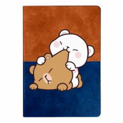 Блокнот двухцветный Кусь мишки - FATLINE Блокнот двухцветный Кусь мишки