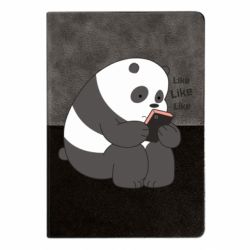 Блокнот двухцветный Панда лайк - FATLINE Блокнот двухцветный Панда лайк
