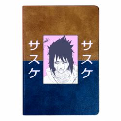 Блокнот двухцветный Saske Naruto and hieroglyphs - FATLINE Блокнот двухцветный Saske Naruto and hieroglyphs