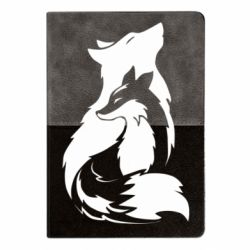 Блокнот двухцветный Wolf And Fox - FATLINE Блокнот двухцветный Wolf And Fox