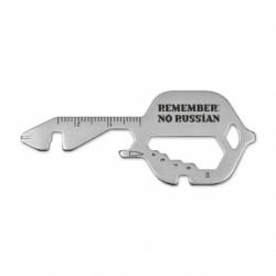 Брелок-мультитул Remember: NO RUSSIAN - FATLINE Брелок-мультитул Remember: NO RUSSIAN