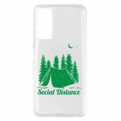 Чехол из раздела Кемпинг Camping social distance для Huawei P Smart 2021 - FATLINE Чехол из раздела Кемпинг Camping social distance для Huawei P Smart 2021