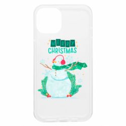 Чохол з розділу Зима Merry Christmas, Веселих Свят - Новорічний Сніговик для Apple iPhone 13