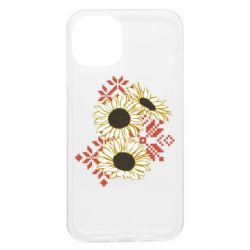 Чехол из раздела Авторские принты Подсолнухи с вышивкой для Apple iPhone 13 - FATLINE Чехол из раздела Авторские принты Подсолнухи с вышивкой для Apple iPhone 13