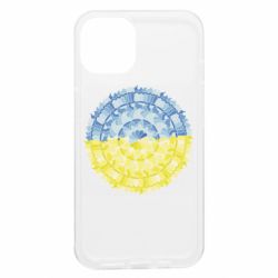 Чохол з розділу Прапор України Блакитно-жовта патріотична мандала для Apple iPhone 13