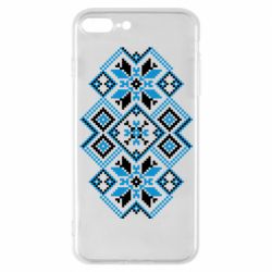 Чехол из раздела Авторские принты Украинский узор голубой для Apple iPhone 7 Plus - FATLINE Чехол из раздела Авторские принты Украинский узор голубой для Apple iPhone 7 Plus