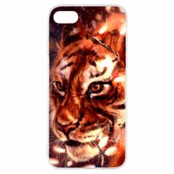 Чехол из раздела Тигр Тигр и гирлянда для Apple iPhone SE 2022
