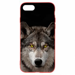 Чехол из раздела Волк Wolf with yellow eyes для Apple iPhone SE 2022